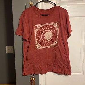 orange zodiac sign shirt size:XXL